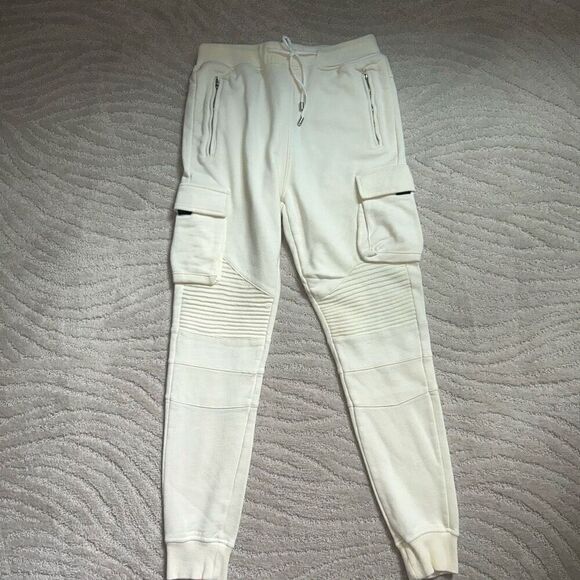 Arctic Premium Collection Cream Cargo Sweatpants - Picture 1 of 5